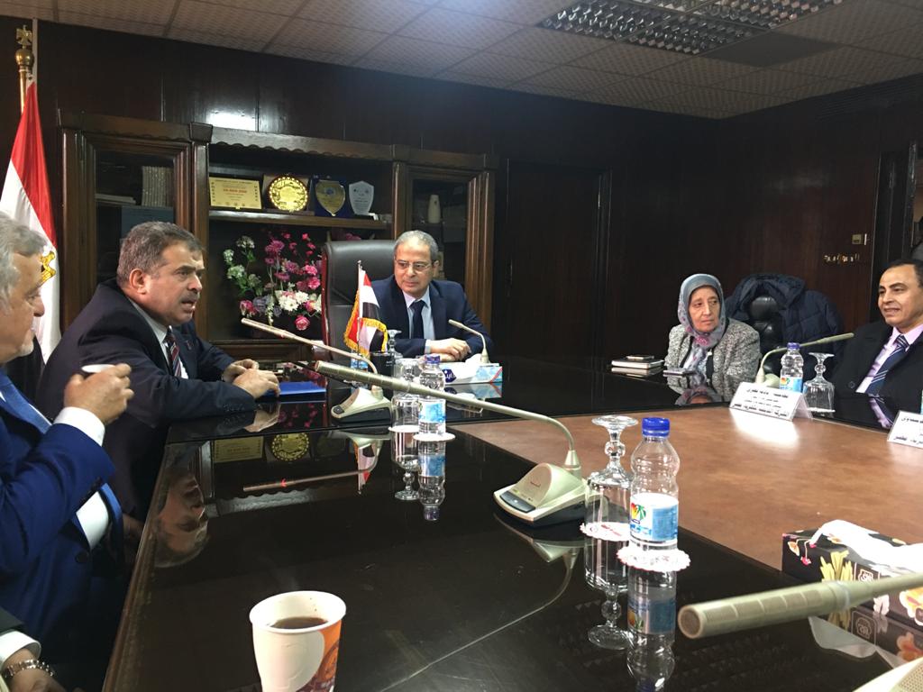 With pictures,  In a meeting with Desouky and the leaders of Edge Technology; a presention of their experience to eliminate the technical and commercial loss in electrical distribution networks took place