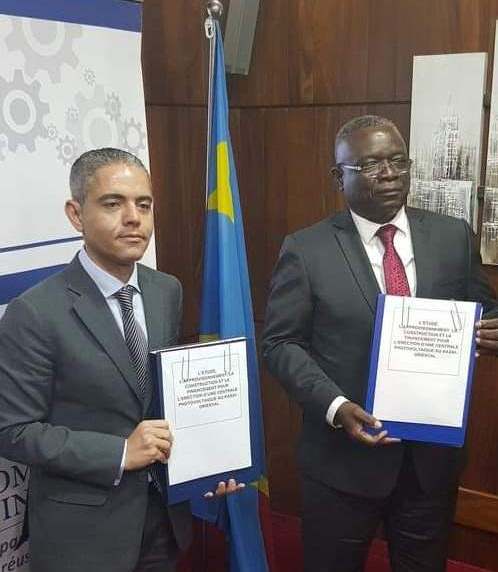 Pictures from Congo; Today, HAH, Hassan Allam Sons Holding, signs 2 agreements to build a solar energy station and a seaport in Kasai Province