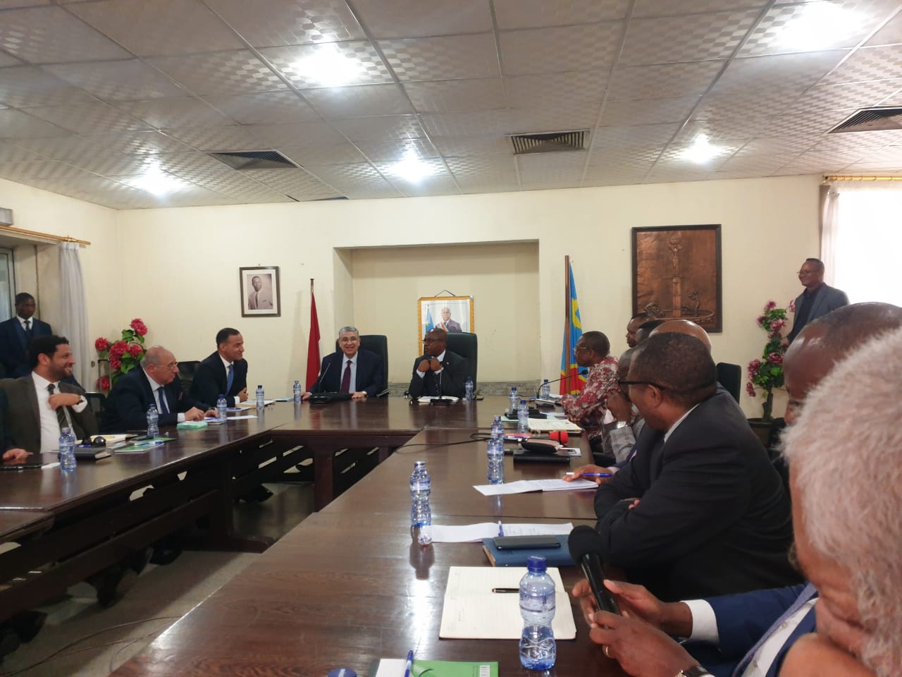 Documentation of the egyptian delegation visit to Congo, headed by Shaker.  Also, Egypt’s contribution in building Inga Dam and the linkage between the two countries