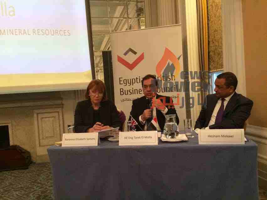 وزير البترول خلال حضوره مؤتمر غرفة التجارة المصرية البريطانية: بحلول عام 2021/2020 ستصبح مصر مركزاً إقليمياً للبترول والغاز ونموذج يحتذى به