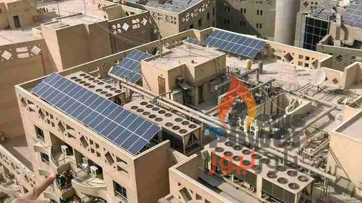 بوتاجاسكو تضيئ مبناها الرئيسى بخلايا الطاقة الشمسية بتعليمات من رئيسها حسين فتحى