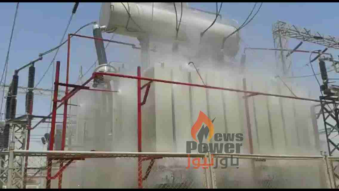 فيديو خاص لـ باور نيوز  .. ميتورى تنتهى من تنفيذ منظومة الحريق بمحطة محولات سمالوط