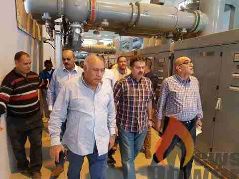 بالصور ..الجولة الثانية لقيادات اجيماك ونقل الكهرباء لموقع بنبان وانبهار شديد بتنفيذ محطة المحولات الاولى قبل بدء انتاج مشروع  انفنيتى