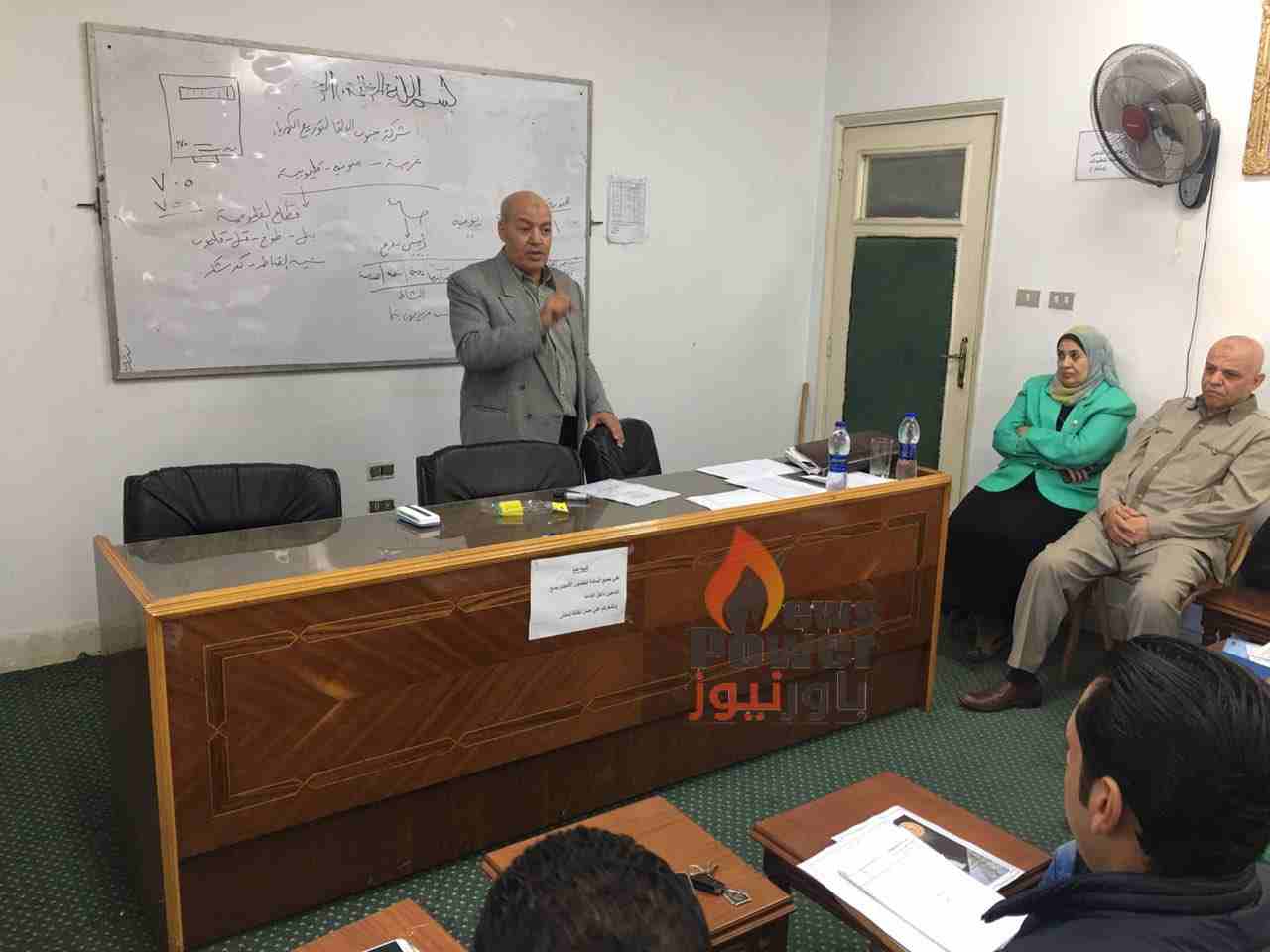 جنوب الدلتا لتوزيع الكهرباء تنتهي من تدريب 100 متدربا من شركه شعاع