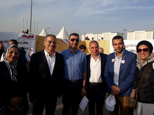 احمد السويدي ووائل حمدي ومجموعة السويدي اليكتريك يحتشدون باستاد القاهرة لمساندة قائمة في حب مصر