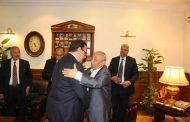 اعضاء قائمة فى حب مصر الفائزة بنقابة المهندسين تزور المهندس طارق النبراوى ويتفقون على العمل سوياً لصالح النقابة والاعضاء