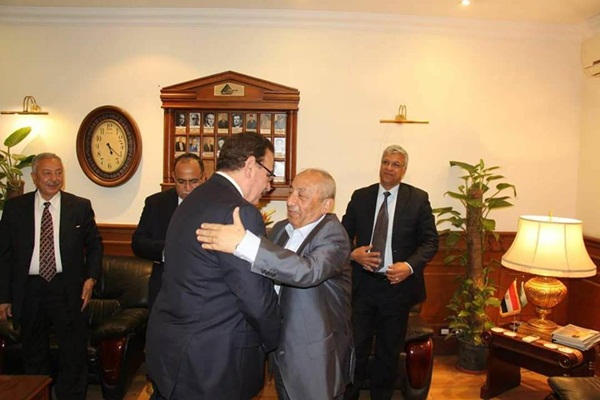 اعضاء قائمة فى حب مصر الفائزة بنقابة المهندسين تزور المهندس طارق النبراوى ويتفقون على العمل سوياً لصالح النقابة والاعضاء