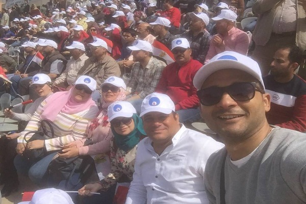 بالصور .. إبسكو تؤيد وتدعم السيسى فى بتروسبورت