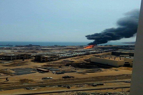 البترول : السيطرة على حريق خط انابيب البوتاجاز 