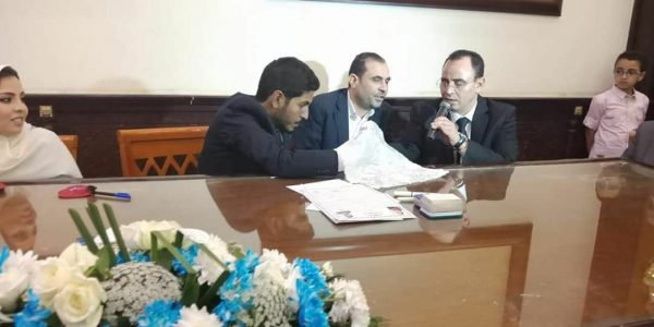 بالصور .. قيادات الكهرباء يشاركون فى عقد قران ابنة المحاسب عبد المحسن خلف وموقع باور نيوز يتقدم بخالص التهانى