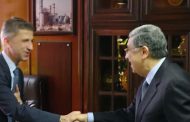 وزير الكهرباء يلتقي سفير قبرص ورئيس شركة Euro Africa لبحث تطورات مشروع الربط الكهربائي