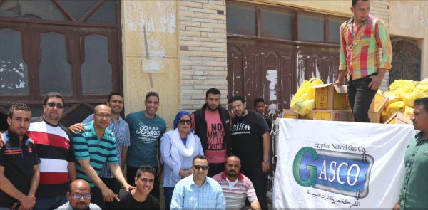 للعام السابع علي التوالي .. جاسكو توزع ١١٠٠ شنطة رمضانية بمدينة الاسكندرية