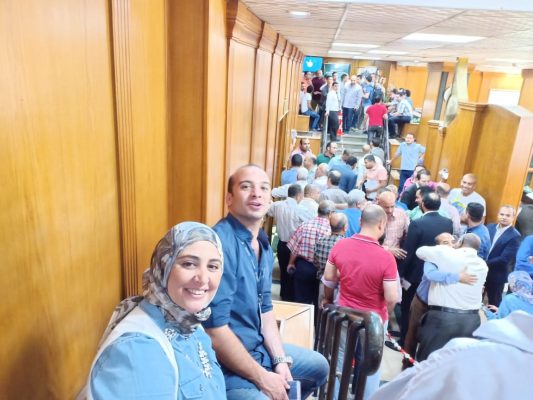 صور..اقبال العاملين من شركة بدر الدين علي انتخابات النقابة