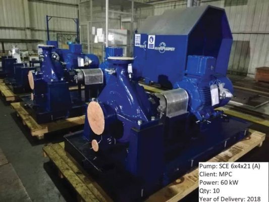 المصرية الألمانية للمضخات تحقق طفرة في الايرادات غير مسبوقة خلال النصف الاول بحجم اعمال  ٤مليون يورو بزيادة قدرها اكثر من ١٠٠٪