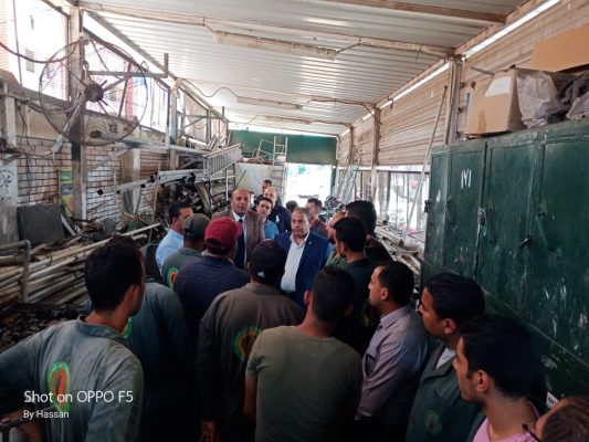 نقابة تاون جاس تبدأ جولات ميدانية  لمواقع العمل  لدعم العاملين وتشجعيهم على تنفيذ خطة الدولة