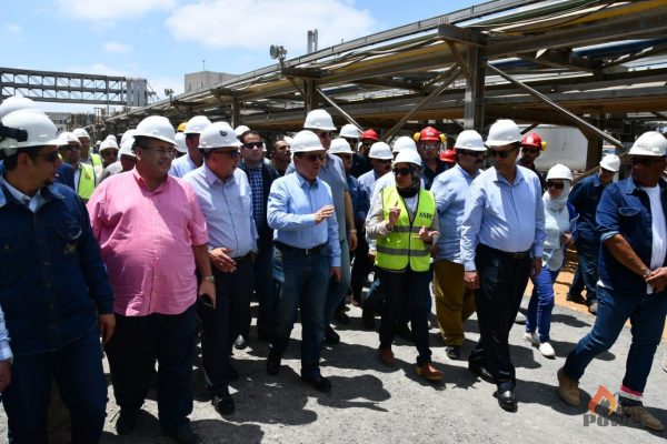 تأكيد لانفراد الموقع .. الملا يتفقد  أعمال التشغيل التجريبى لمشروع الوحدة الجديدة لإنتاج البنزين عالى الأوكتين بشركة انربك بتكلفة 233 مليون دولار