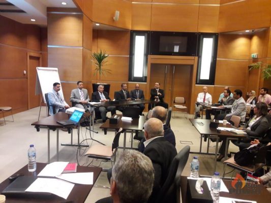 بالصور .. الوسطانى للبترول بمشاركة شركات محلية واجنبية ومقاوليها تعقد ورشة عمل عن السلامة والصحة المهنية