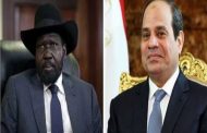 السيسي يؤكد لسلفا كير دعم مصر لإحلال السلام فى جنوب السودان