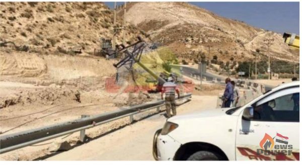 مصرع 3 فنيين بالكهرباء واصابة اخر اثر سقوط عامود كهربائي عليهم بأسيوط