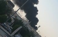 بالفيديو .. لحظة اشتعال محطة الكهرباء بالرياض