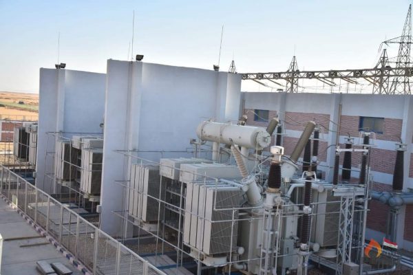 XD اجيماك تنجح في وضع الجهد علي محطة بنبان بأسوان جهد 22/220 كيلو فولت