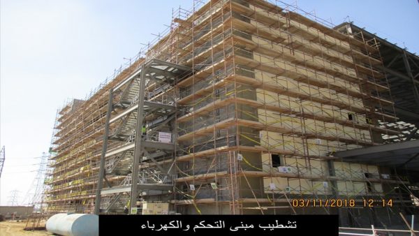باور نيوز يرصد بالصور نسب تنفيذ الاعمال في المحطة الجديدة بوحدة غرب القاهرة البخارية قدرة 650 ميجا وات