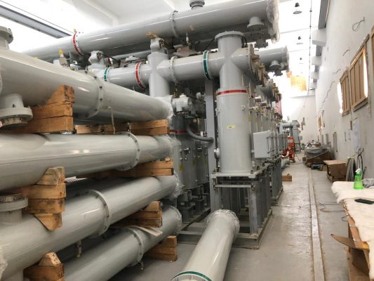 بالصور .. جيزة مصر تنهى 90% من تنفيذ محطة محولات غرب الشروق جهد 220 كيلو فولت و دخول المحطة نهاية يناير