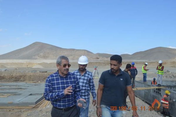 بالصور.. رئيس مدينة القصير يتفقد الأعمال الإنشائية بمحطة محولات الكهرباء الجديدة‏ بالبحر الاحمر