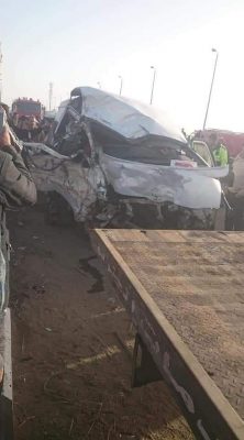 قيادات بتروجت تتفقد احوال المصابين فى حادث اليوم وتنعى ابنائها .. وباور نيوز ينشر صور شهداء الواجب