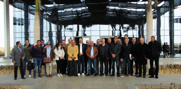 وفد من البنك الأهلي المصري في زيارة المنطقة الصناعية بشرق بورسعيد لدعم المشروعات التنموية