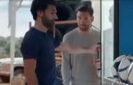 شاهد بالفيديو .. محمد صلاح يشارك ميسي في إعلان جديد