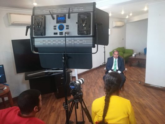 عادل البهنساوى للتليفزيون الصينى : خط الربط مع السودان انجاز حقيقى على الارض يجسد توجه مصر القوى تجاه الاشقاء فى افريقيا