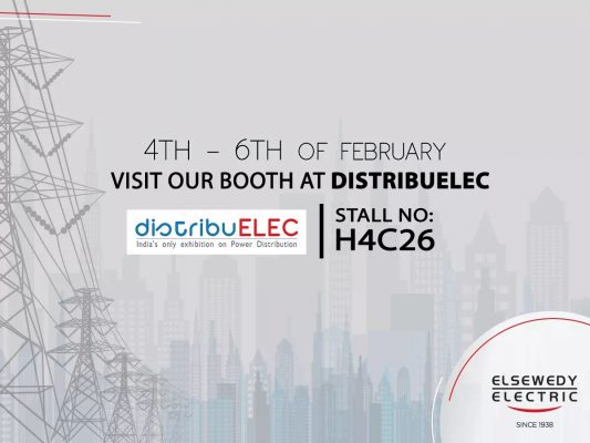 مشاركة فعالة لـ السويدى اليكتريك بمعرض DistribuElec بالهند غداً