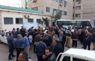 استمرار اعتصام العاملين بشركة شمال الدلتا احتجاجا على خفض المزايا المالية
