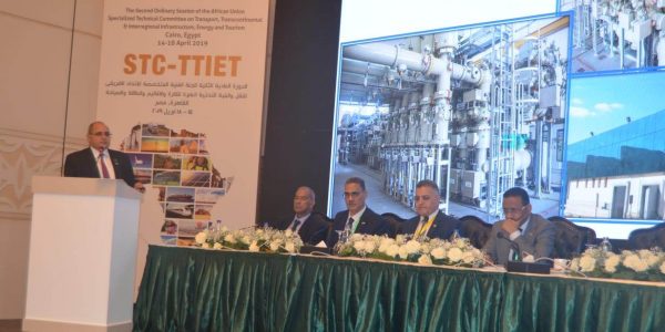 الدكتور مصطفى مدكورخلال كلمته بمؤتمر الاتحاد الافريقي للبنية التحتية : شكرى العميق للدكتور محمد شاكر والمجموعة تتطلع للمشاركة بقوة داخل افريقيا