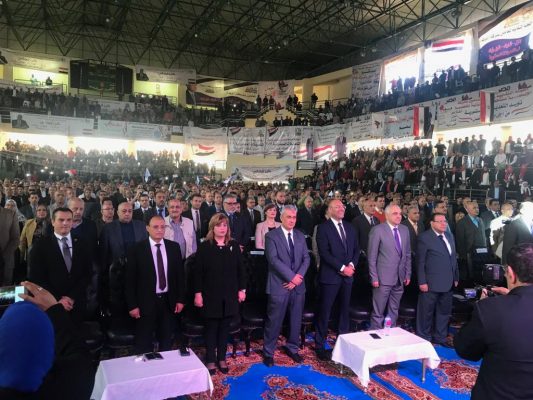 بالصور ..  نقابة البترول تنظم مؤتمراً جماهيرياً لدعم التعديلات الدستورية بالاسكندرية