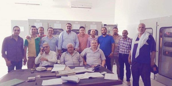 شركة XD - EGEMAC  تنجح في وضع الجهد علي محطة محولات المعصرة بأسيوط جهد 66KV