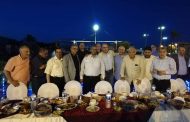 حفل افطار برعاية عبادي في حضور العاملين بموقع حابي