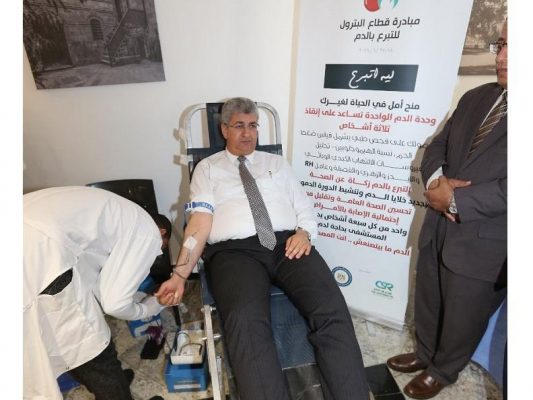 بتروجت تشارك بقوة في مبادرة التبرع بالدم  