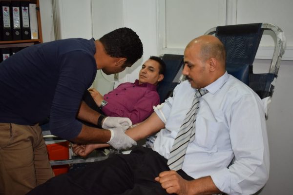 رشيد للبترول تشارك في مبادرة قطاع البترول للتبرع بالدم