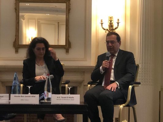 من باريس .. باور نيوز يلتقط  الخطوط العريضة لكلمة طارق  الملا الان فى منتدى الاتحاد من اجل المتوسط عن نجاحات مصر