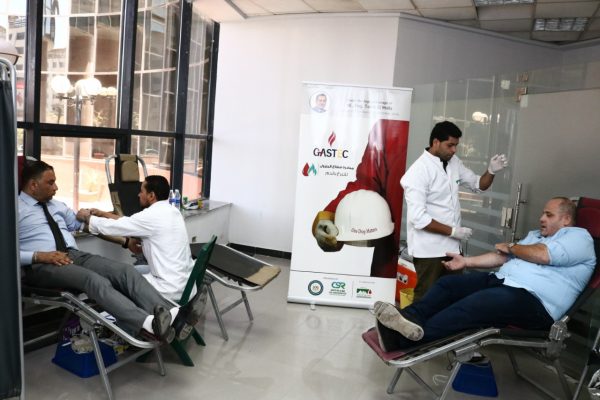 غازتك تساهم بإيجابية في مبادرة وزارة البترول للتبرع بالدم