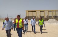 رئيس شركة اجيماك يتفقد محطة محولات شرق قنا جهد 500 ك.ف لمتابعة تنفيذ الاعمال المدنية بموقع المشروع