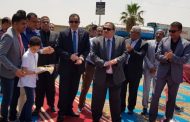 فتحي وقيادات مصر للبترول يفتتحون محطة فايد بمنطقة القناة