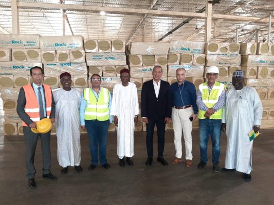 مصنع Glassrock للعزل يستقبل سفير نيجيريا بالقاهرة ضمن خطط التوسع فى تصدير منتجاته المتميزة للسوق الافريقى الواعد