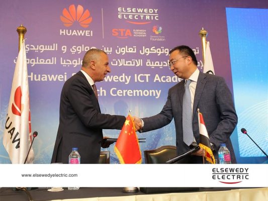 توقيع اتفاقية تعاون بين هواوي والسويدي إليكتريك لدعم طلاب التعليم الفني في مصر