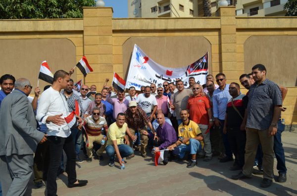تحت اشراف المهندس رأفت عبد الهادي بتروجاس تشارك فى مسيرة لدعم للدولة المصرية