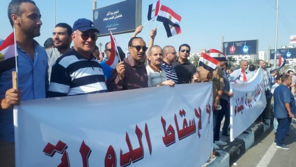 برئاسة المهندس عبد الله بخيت .. شمال سيناء للبترول تنظم مسيرة ضخمة لتأييد الدولة المصرية