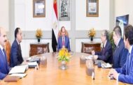 الرئيس السيسي يتابع مع شاكر والوكيل اخر التطورات الخاصة بمشروع محطة الضبعة النووية