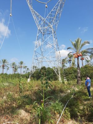 بتوجهات من مشالي .. مسئولي نقل الكهرباء يتابعون اخر تطورات العمل بخط بدر – أبو قير بعد توقف عدة سنوات